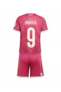 Real Madrid Endrick #9 Jalkapallovaatteet Lasten Kolmas peliasu 2026-27 Lyhythihainen (+ Lyhyet housut)